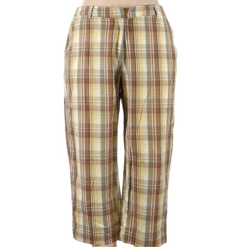 Briggs New York Plaid Capri Pants Size‎ 14